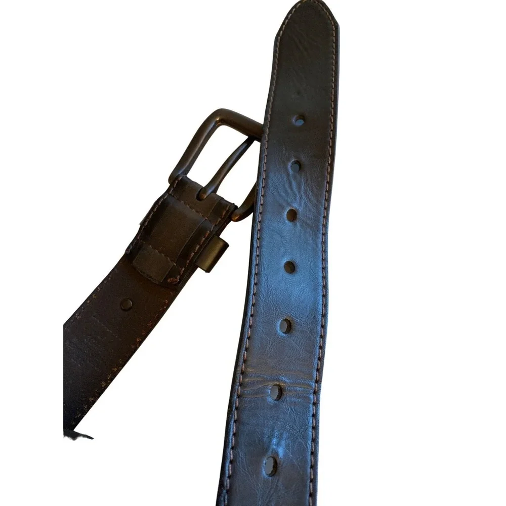 Columbia Black Leather Belt‎ Size Large 38-40